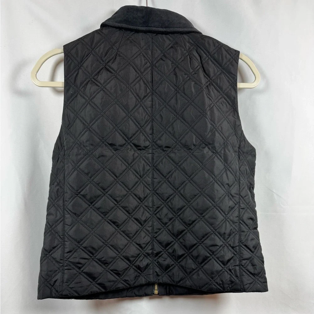 J.Crew Quilted Barn Vest Black XXS